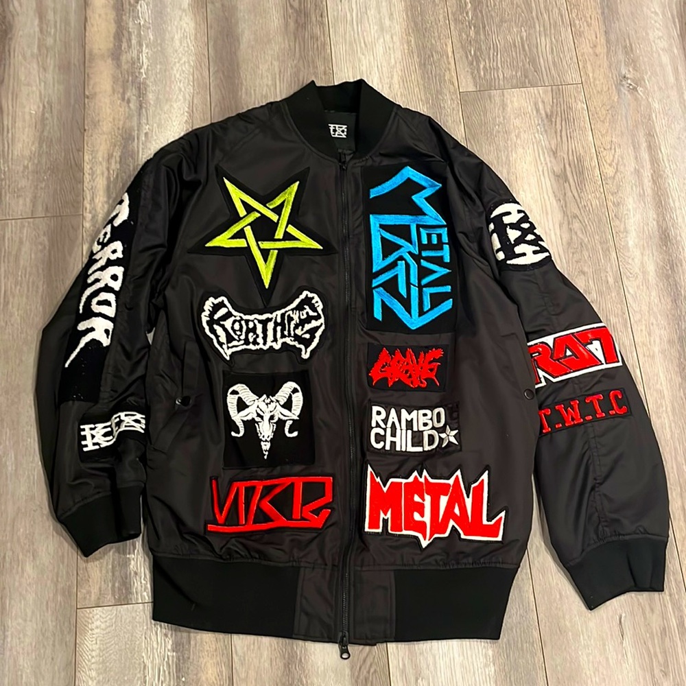 Brand is Unknown but highly expensive material on this jacket.